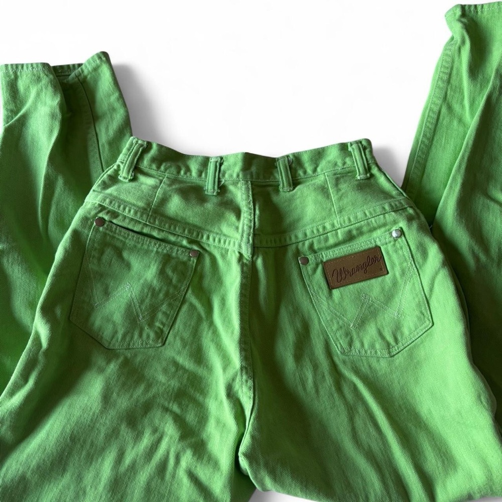 Wrangler Bright Green Denim Pants